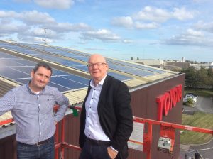 50kwp commercial solar PV install, Co. Dublin