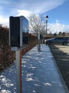 Dual-socketed charging point to allow drivers to use own charging cable at Dun Laoghaire Golf Club