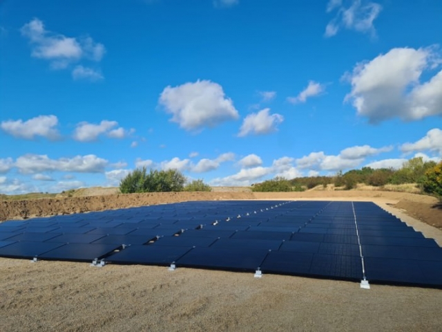 Solar PV installation at CRH Roadstone, Co Meath