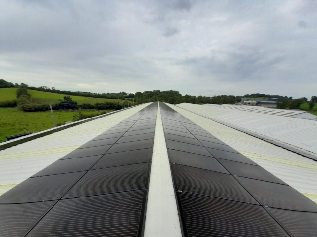 Solar PV installation at Ideal Stone & Glass