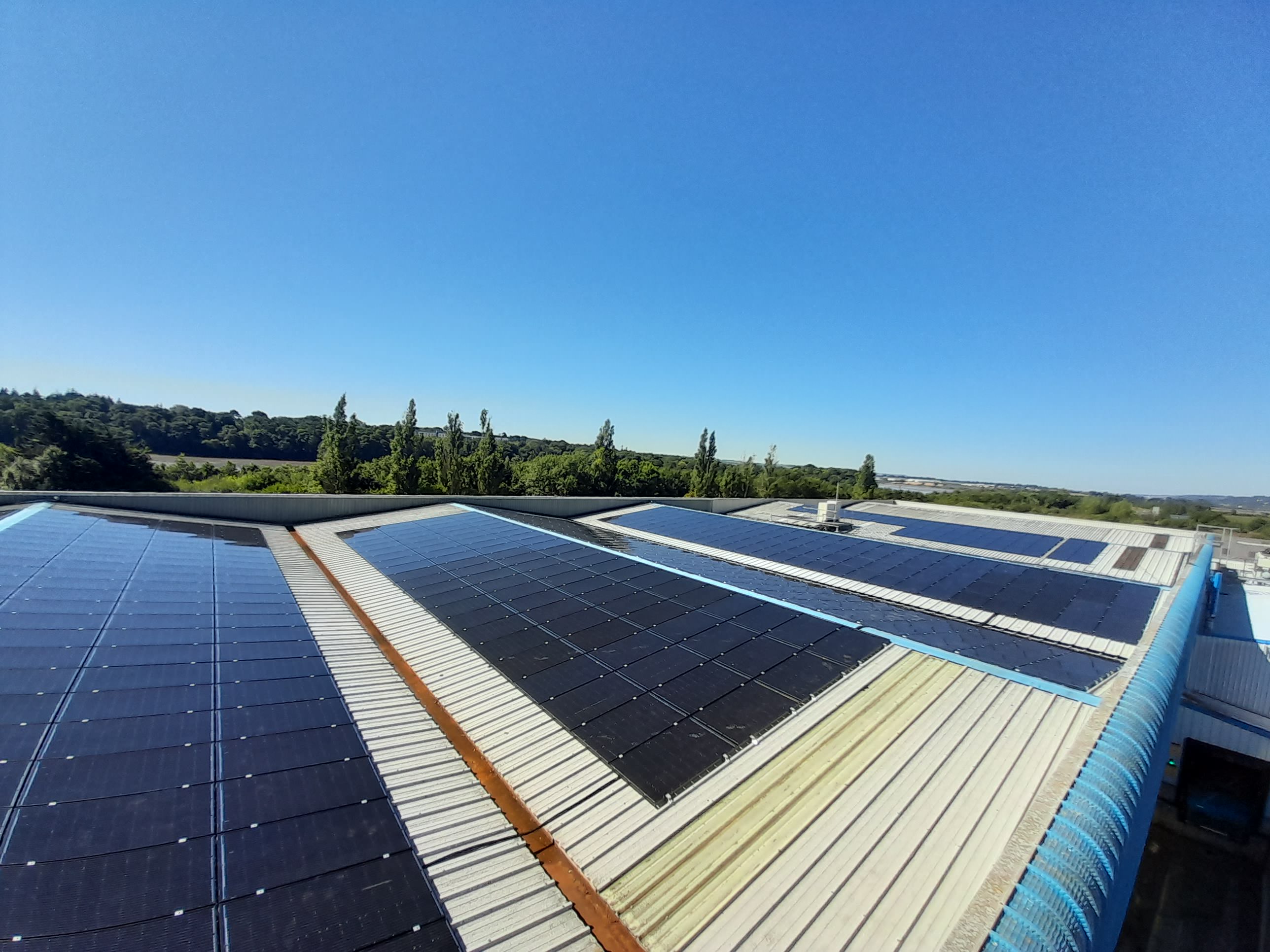 Solar PV installation at Orchard Warehousing, Co Cork
