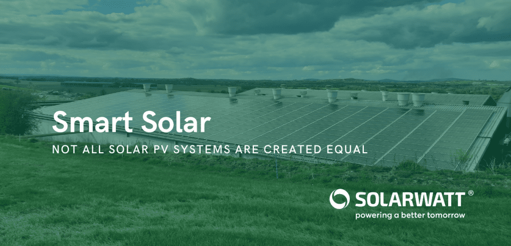 Smart Solar Header with New Solarwatt Logo | Local Power