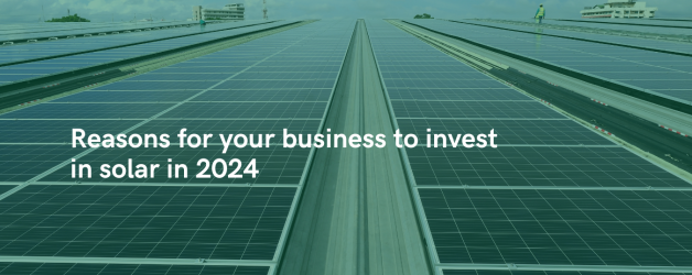 Reasons for your business to invest in solar in 2024